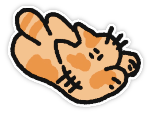 Ảnh sticker mèo dễ thương