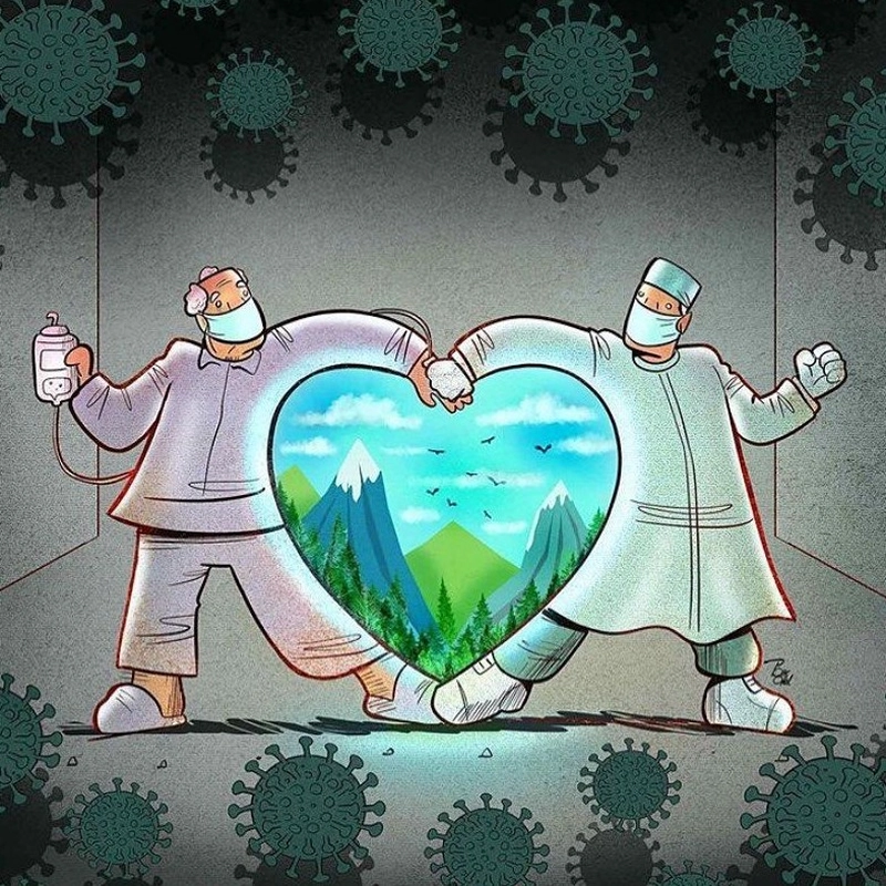 Bác sĩ Tranh vẽ nghề cực sinh động và sống