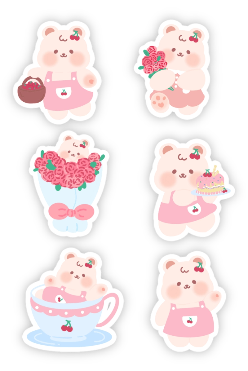 Gấu béo chibi dễ thương