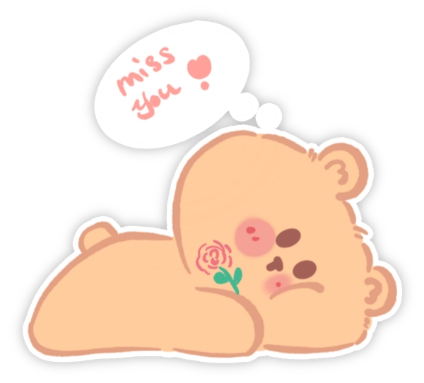 Gấu cute sticker