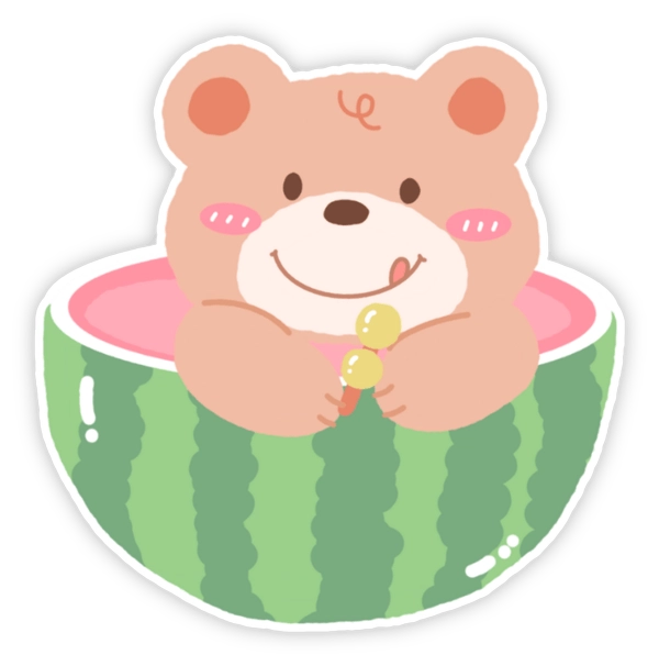 Gấu mập sticker cute