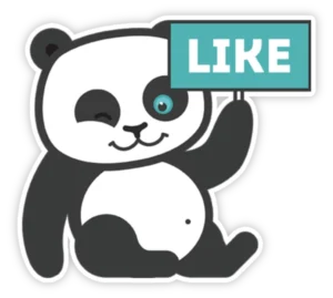 Gấu trúc sticker cute