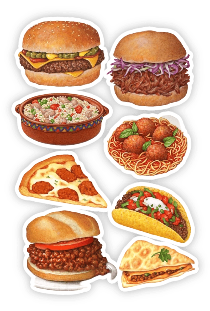 Hình ảnh món ăn sticker