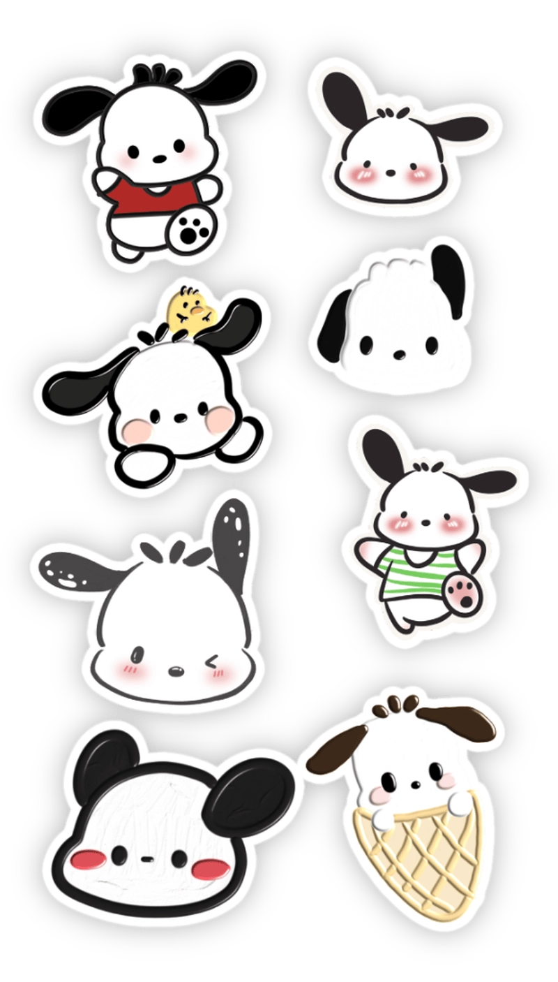 Hình ảnh sticker chó cute hài