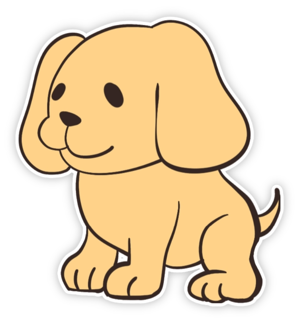 Hình ảnh sticker con chó