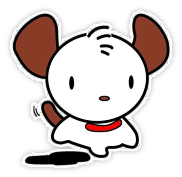 Hình ảnh sticker hình con chó