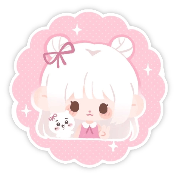 Hình ảnh sticker màu hồng