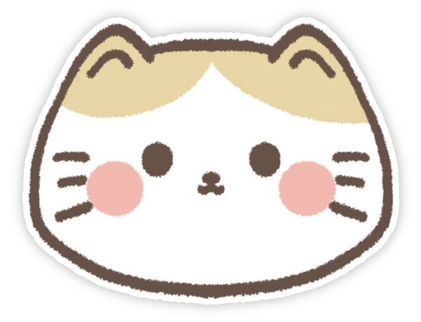 Hình ảnh sticker mèo cute độc lạ