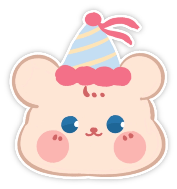 Hình dán gấu cute