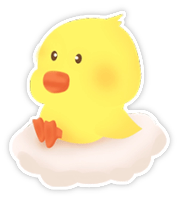 Hình sticker con vịt