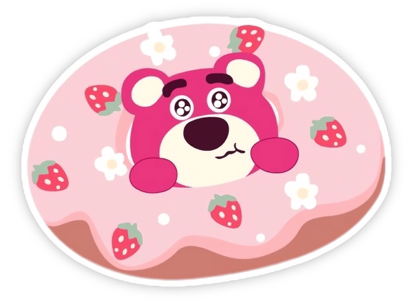 Hình sticker gấu Lotso