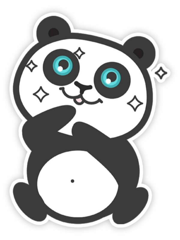 Hình sticker gấu trúc