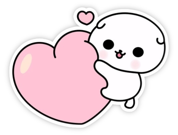 Hình sticker yêu thương lãng mạn