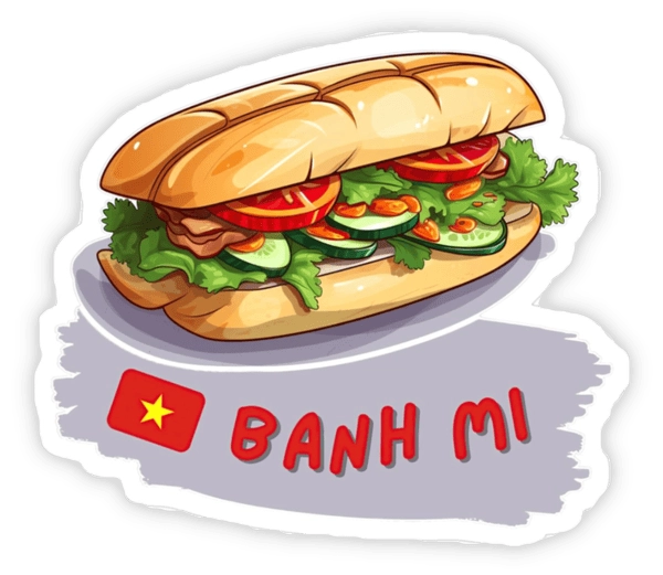 Nhãn dán thức ăn đáng yêu