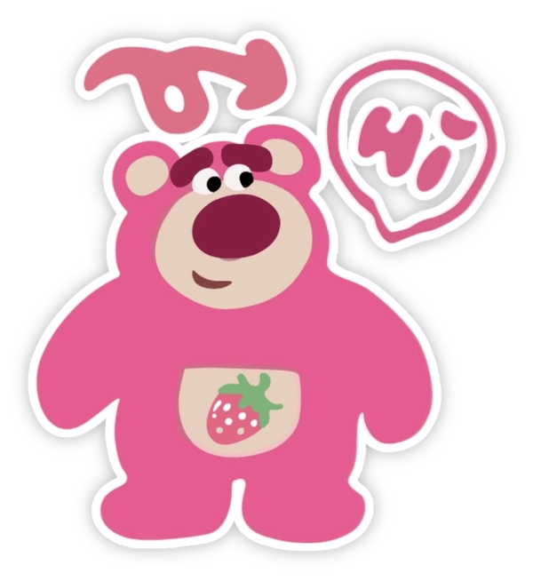 Sticker Lotso dễ thương