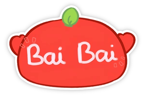Sticker bye bye cảm xúc