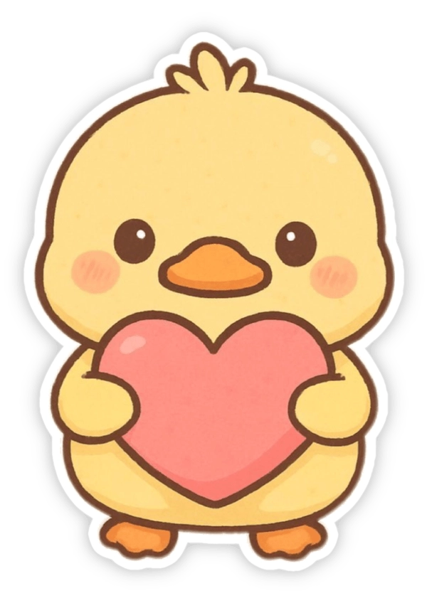 Sticker dễ thương gửi tình cảm