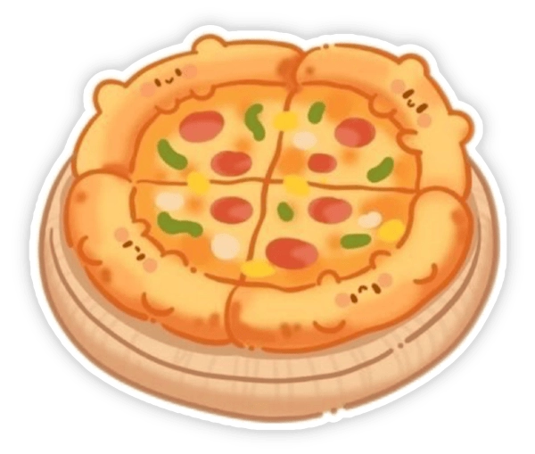 Sticker đồ ăn đáng yêu