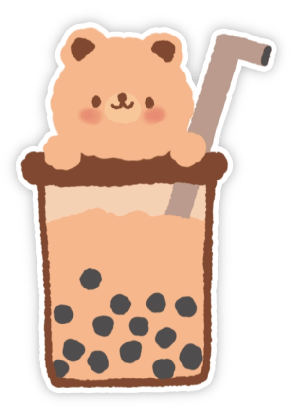 Sticker gấu đáng yêu