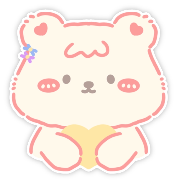 Sticker gấu ngộ nghĩnh