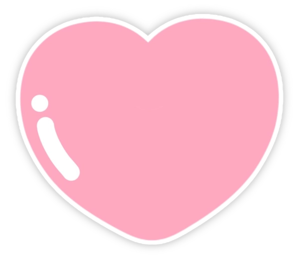 Sticker hường cute