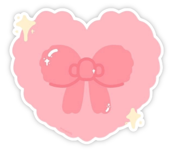 Sticker màu hồng pastel