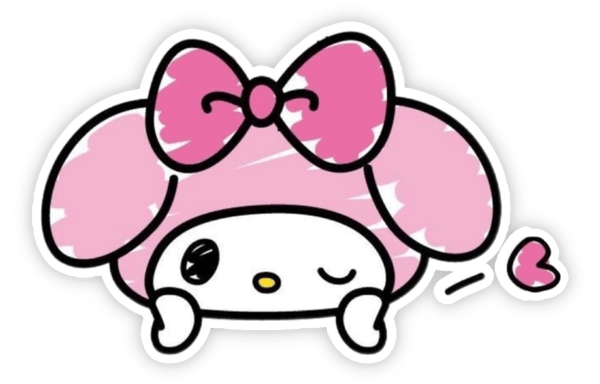Sticker màu hồng tươi sáng