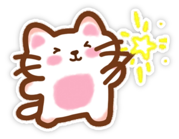 Sticker mèo cute cho messenger
