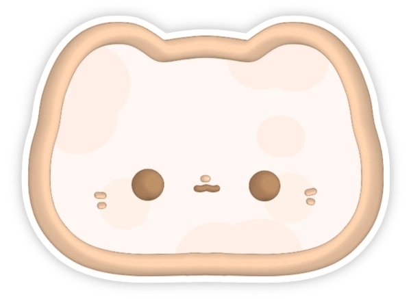 Sticker mèo meme troll hài