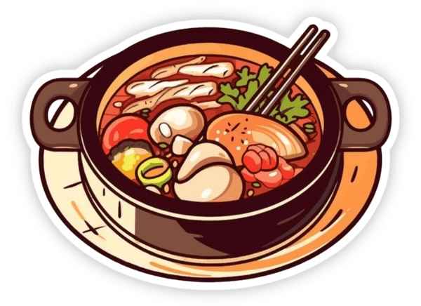 Sticker món ăn ngộ nghĩnh