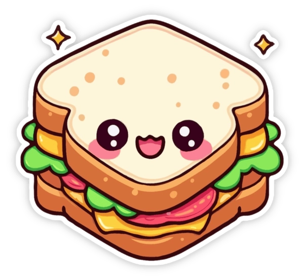Sticker món ăn tươi ngon