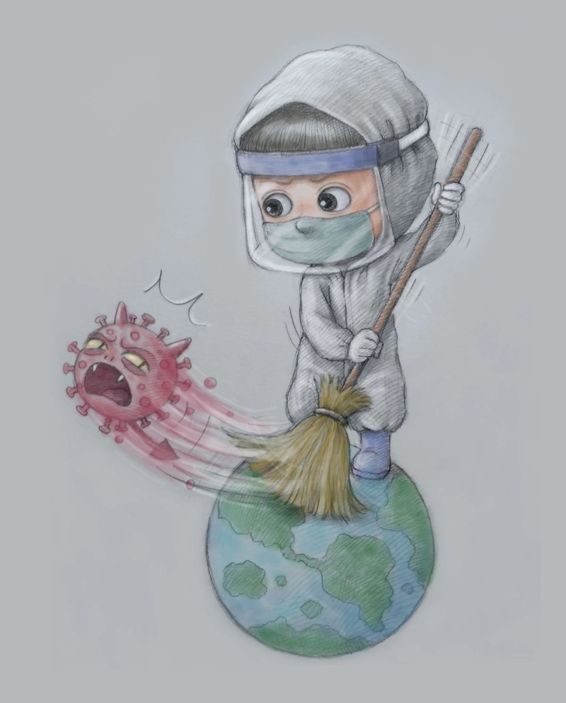 Tranh về nghề bác sĩ cực sinh động và chân thực