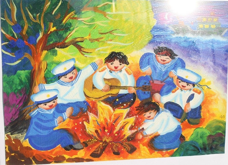 Tranh vẽ về biển đảo đẹp nhất ý