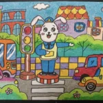 hình ảnh tuyên truyền chấp hành luật giao thông