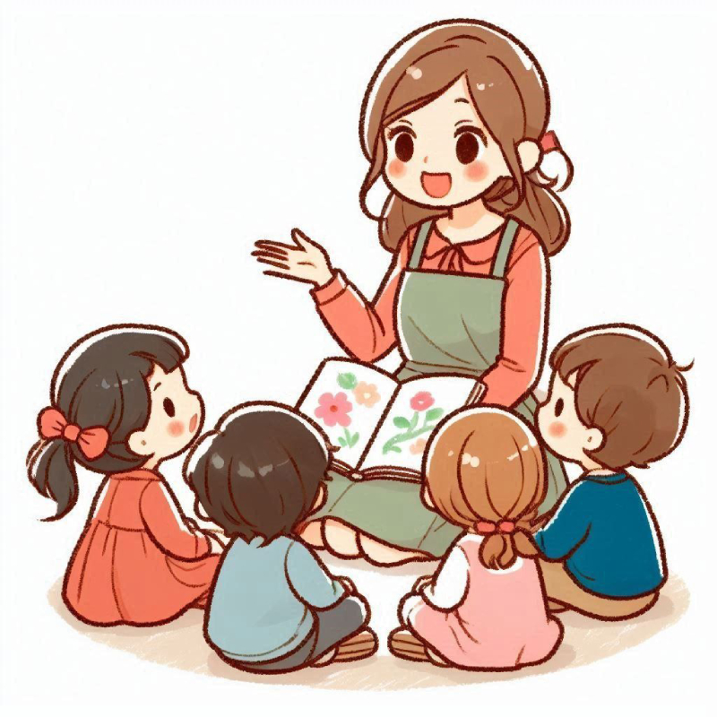 hình vẽ tranh thầy cô và mái trường đơn giản