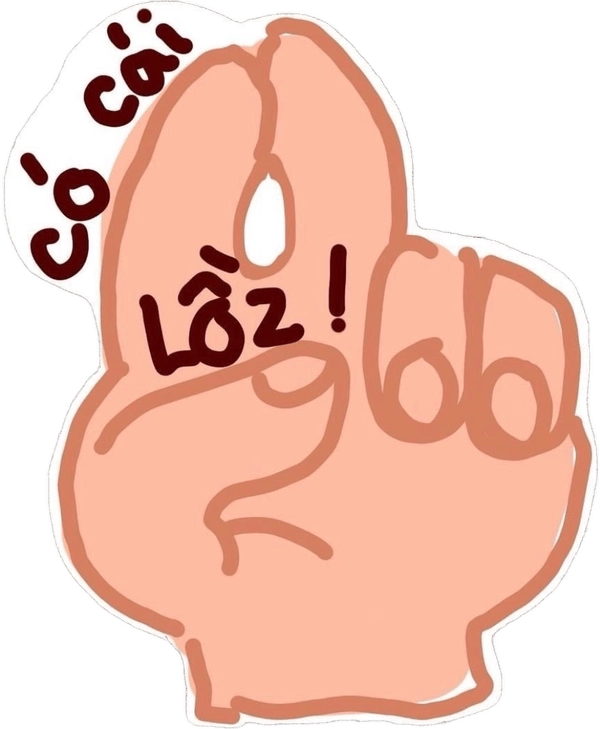 nhãn dán bựa hài chế meme 