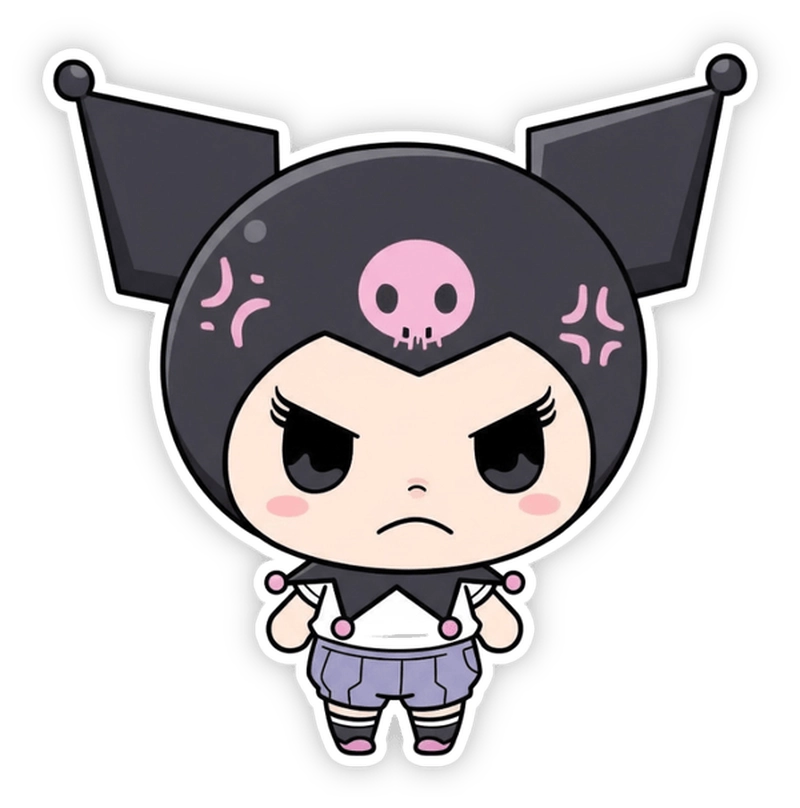 nhãn dán kuromi đẹp 