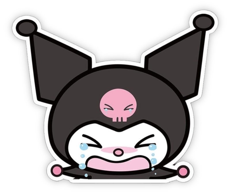 hình sticker kuromi cá tính 