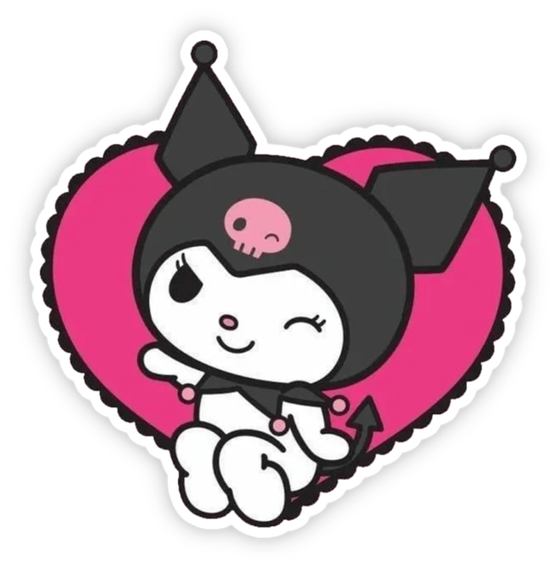 hình dán sticker kuromi phiên bản giới hạn 