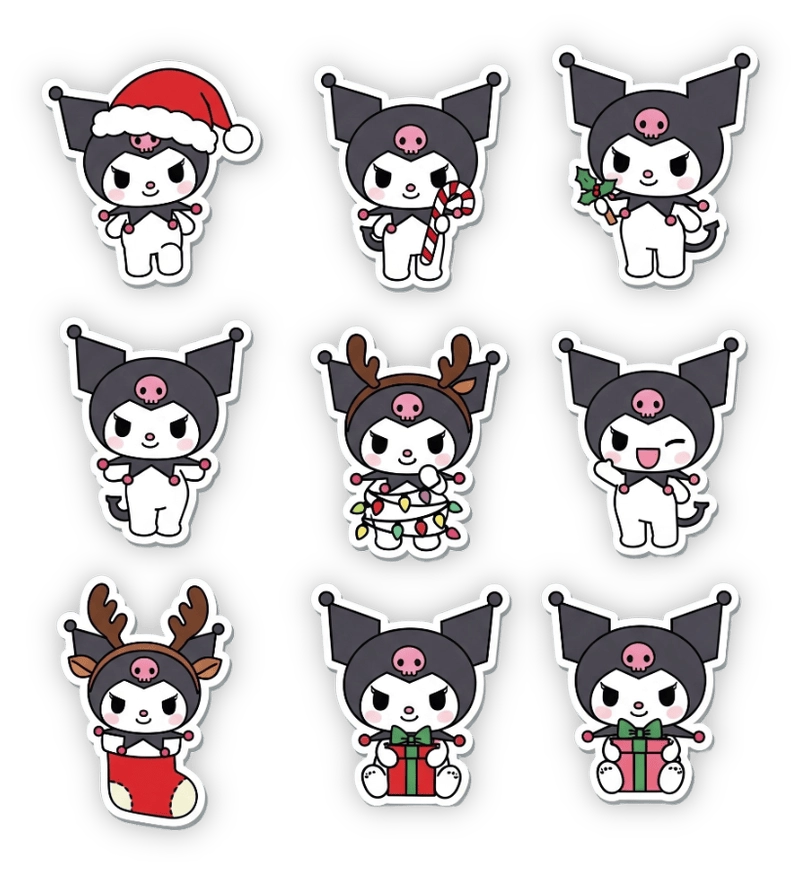hình sticker kuromi đáng yêu 