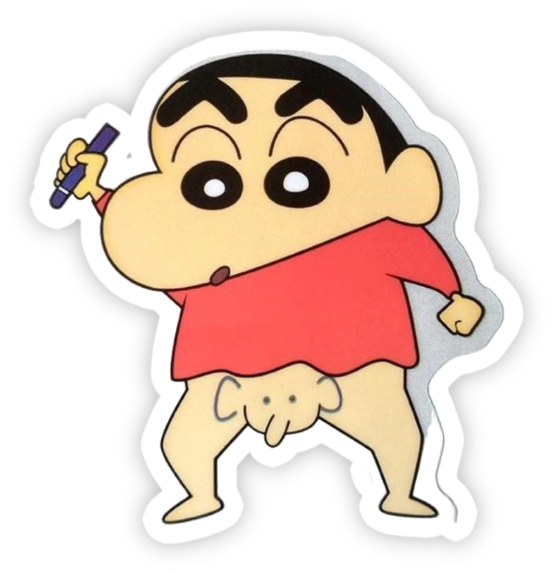 sticker shin kéo cu meme 