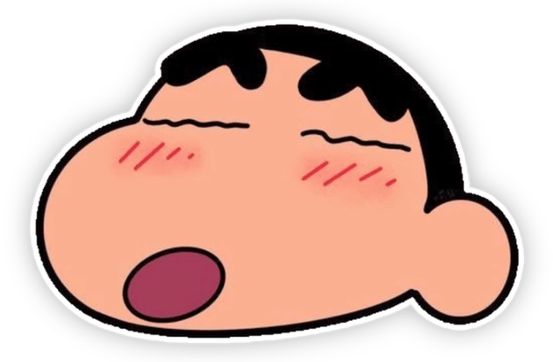 sticker cu shin dễ thương 