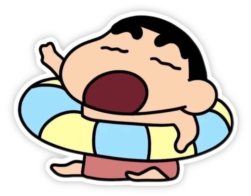 sticker cu shin hài hước 