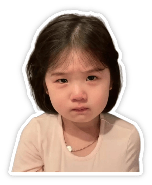 ảnh sticker buồn dễ thương 