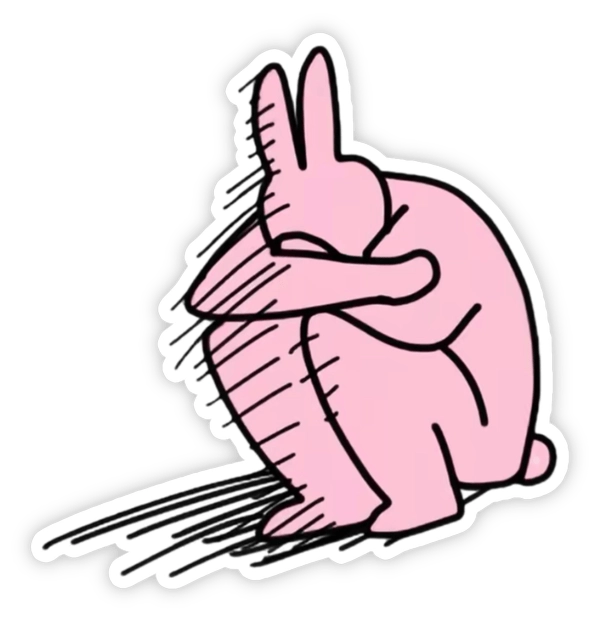 sticker buồn chán 