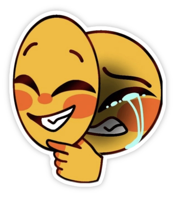 hình sticker buồn 