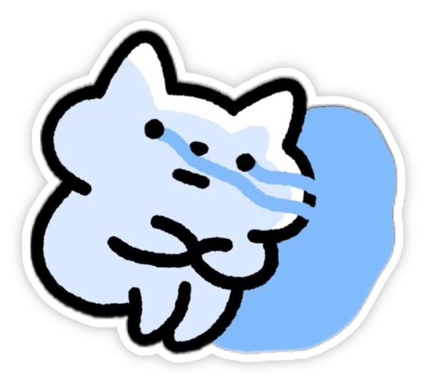 nhãn dán khóc siêu cute 