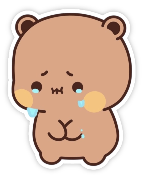 ảnh sticker khóc meme 