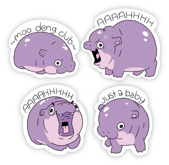 sticker moo deng cho zalo 
