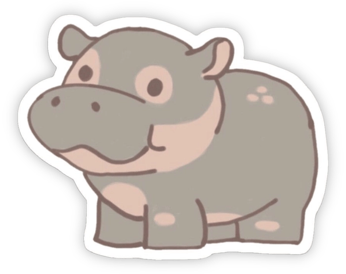 pack sticker moo deng độc đáo 